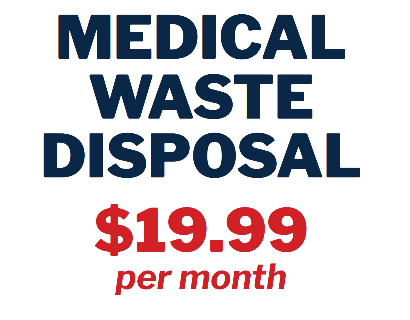 SafeMed Now medical waste disposal $19.99